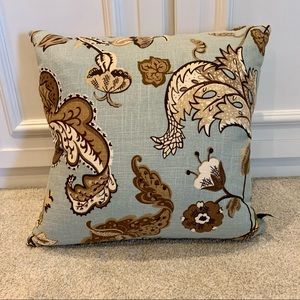 Beautiful‎ Westport Teal Green Floral Accent Pillow